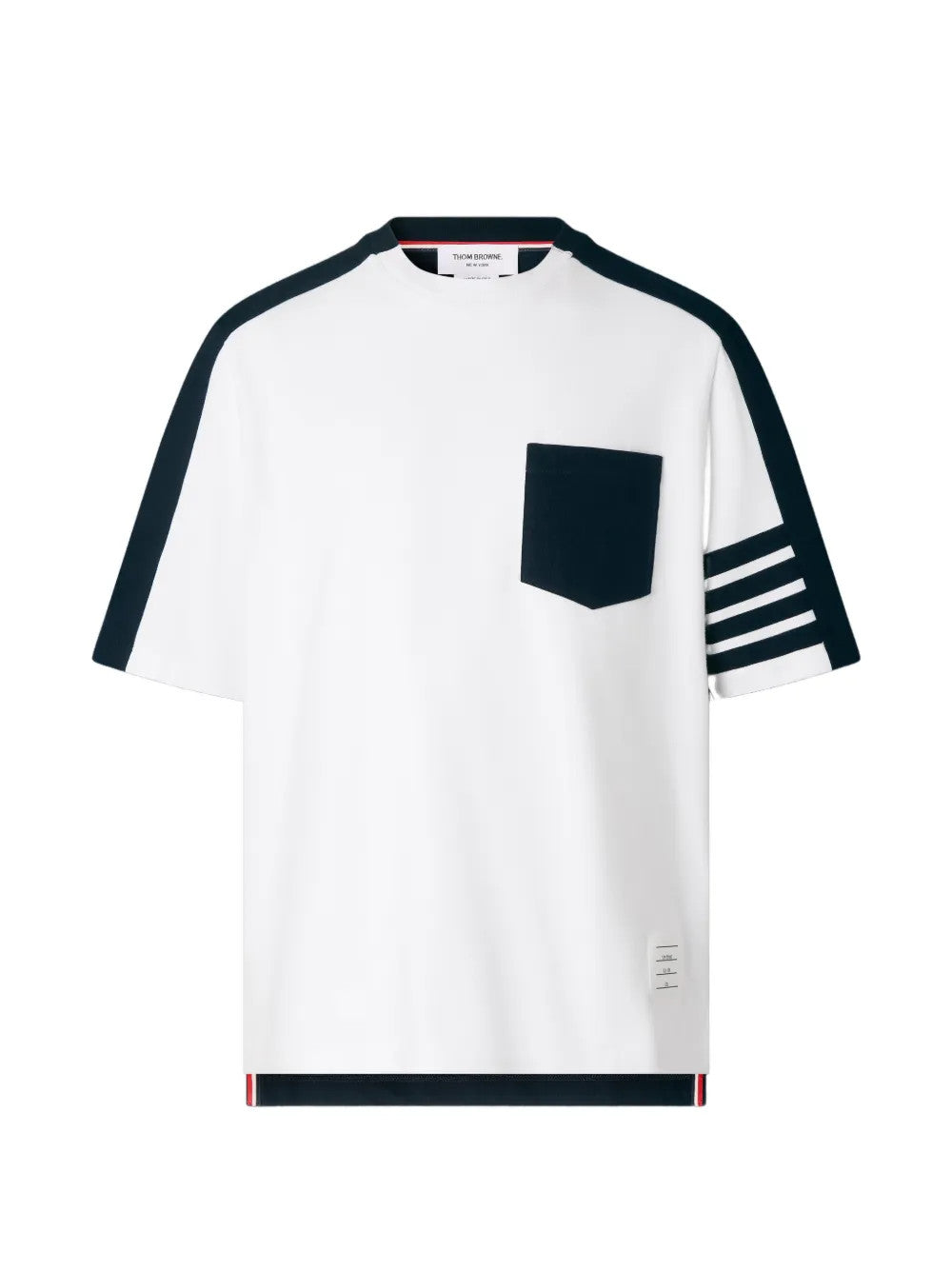 White t-shirt, front view