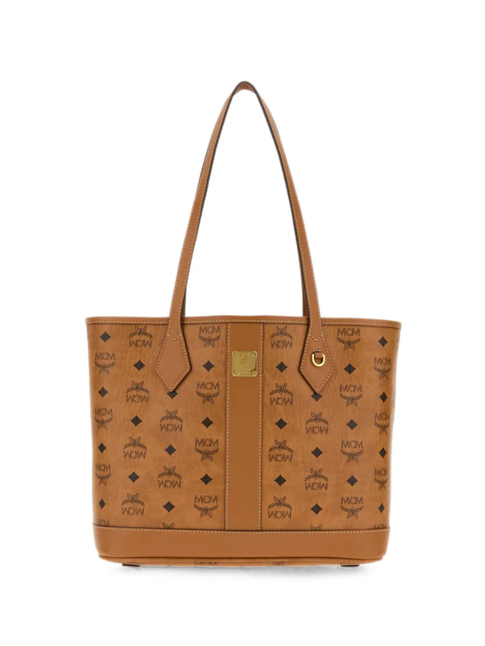 Tan bag, front view