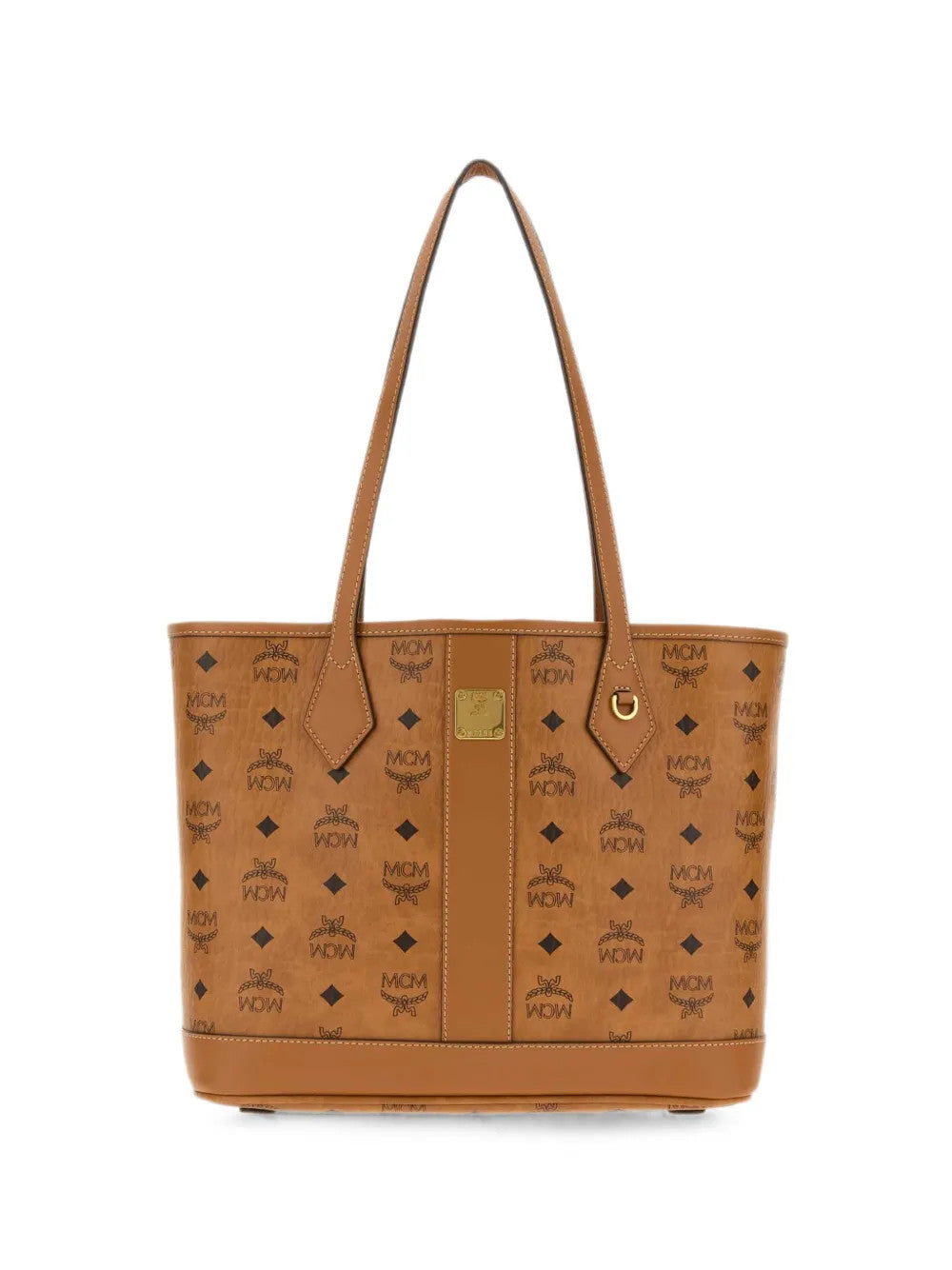 Tan bag, front view
