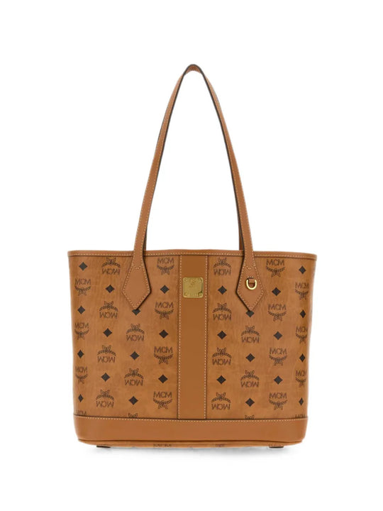 Tan bag, front view
