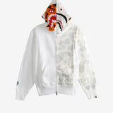 White hoodies, front view