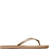 Tan sandals, front view