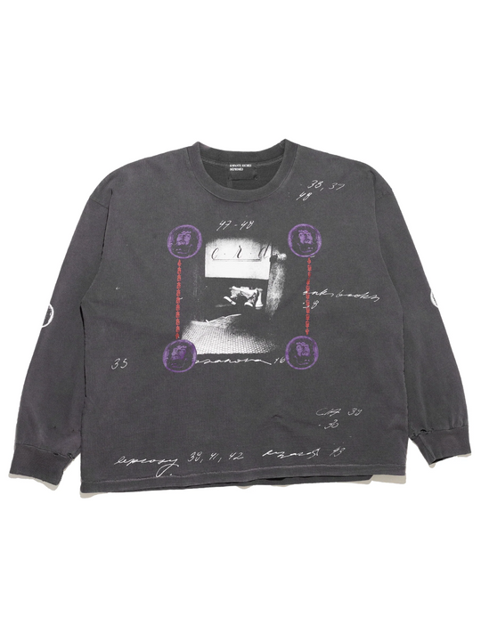 Black t-shirt, front view