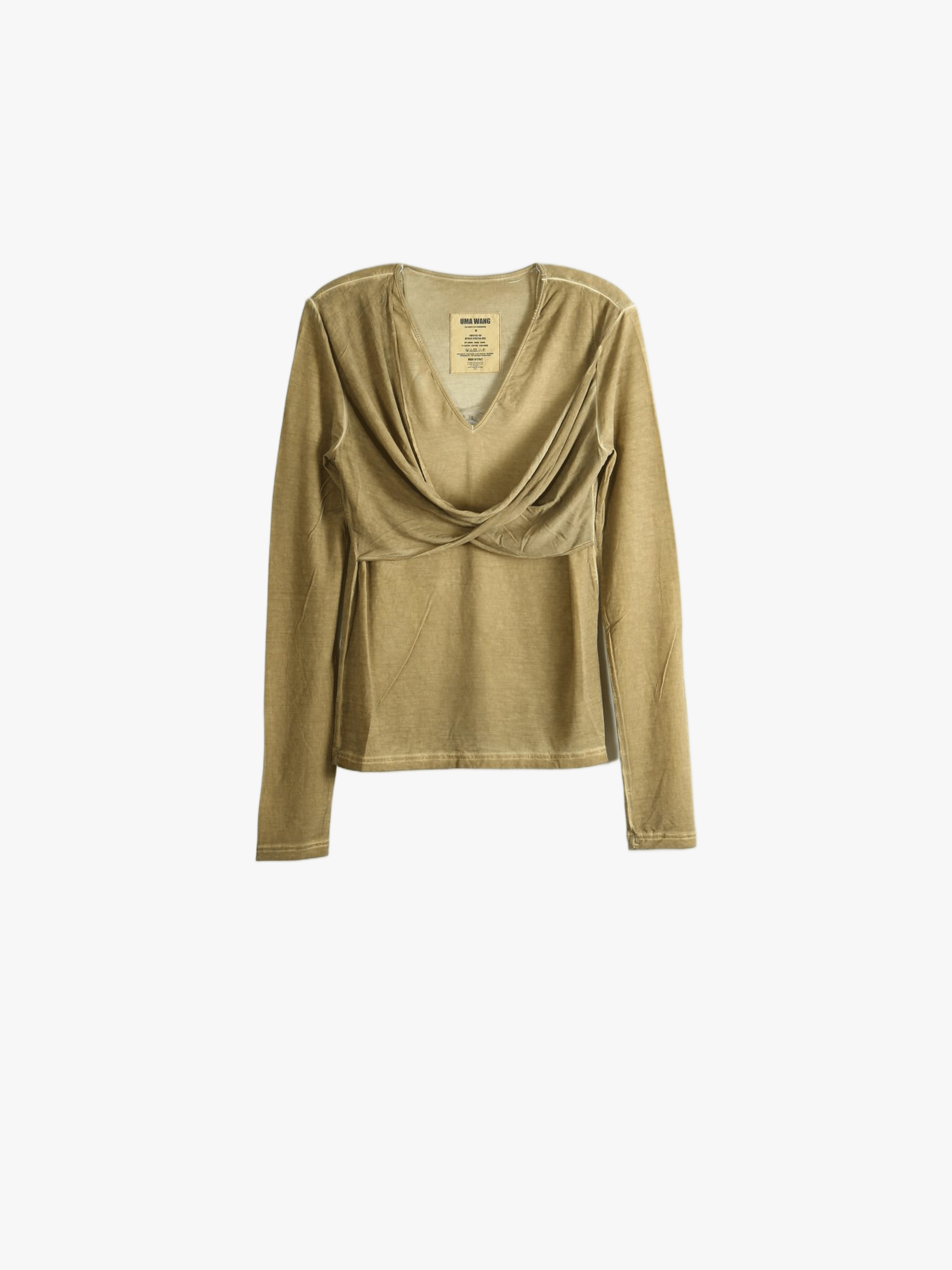 Tan top, front view