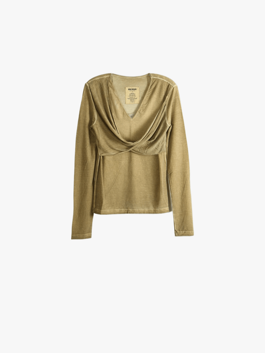 Tan top, front view