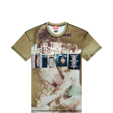 green t-shirts ,front view