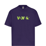 Navy tee, front view