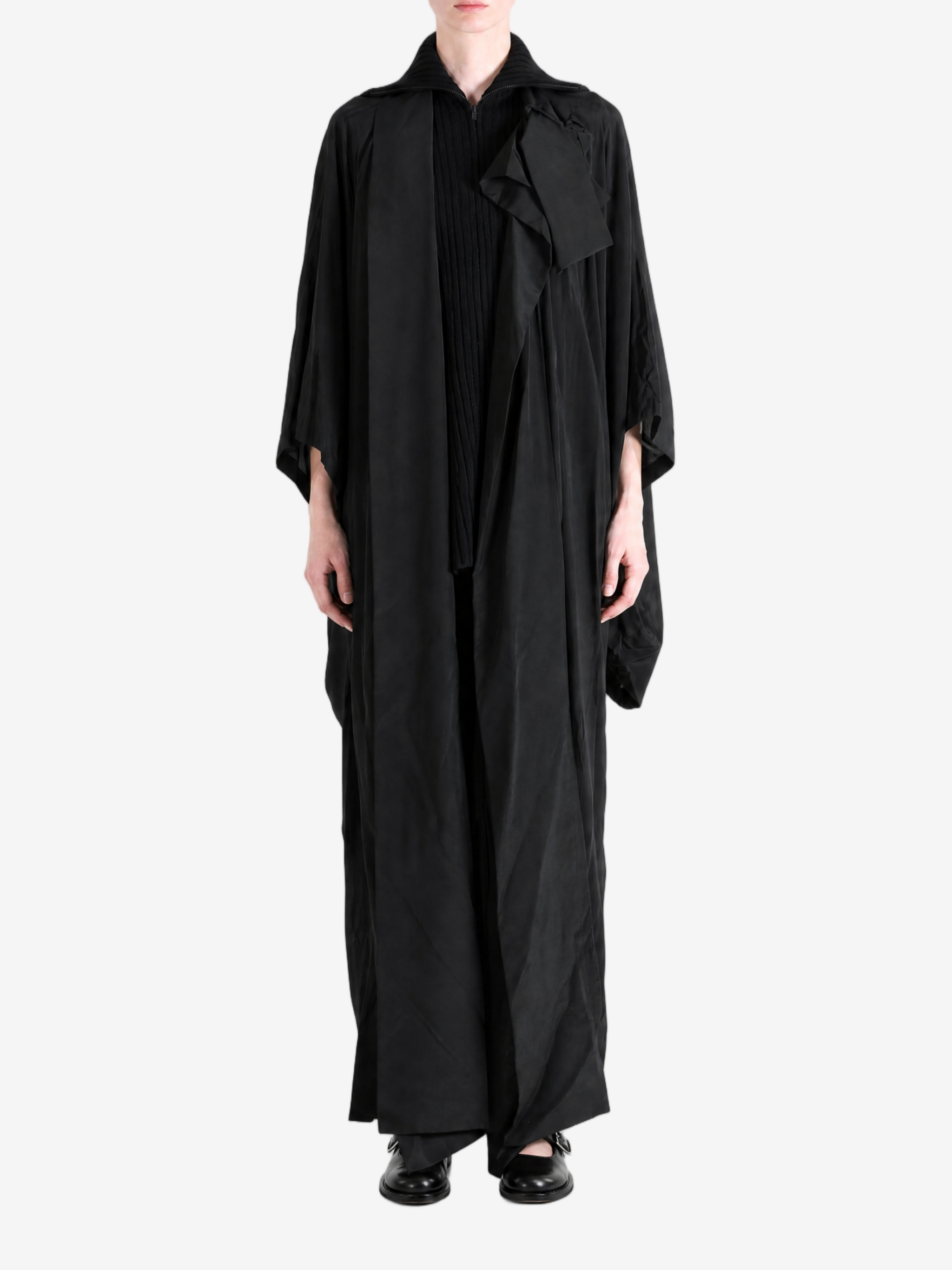 Black jacket, full body view