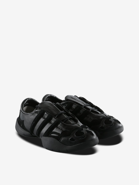 Black sneakers, side view