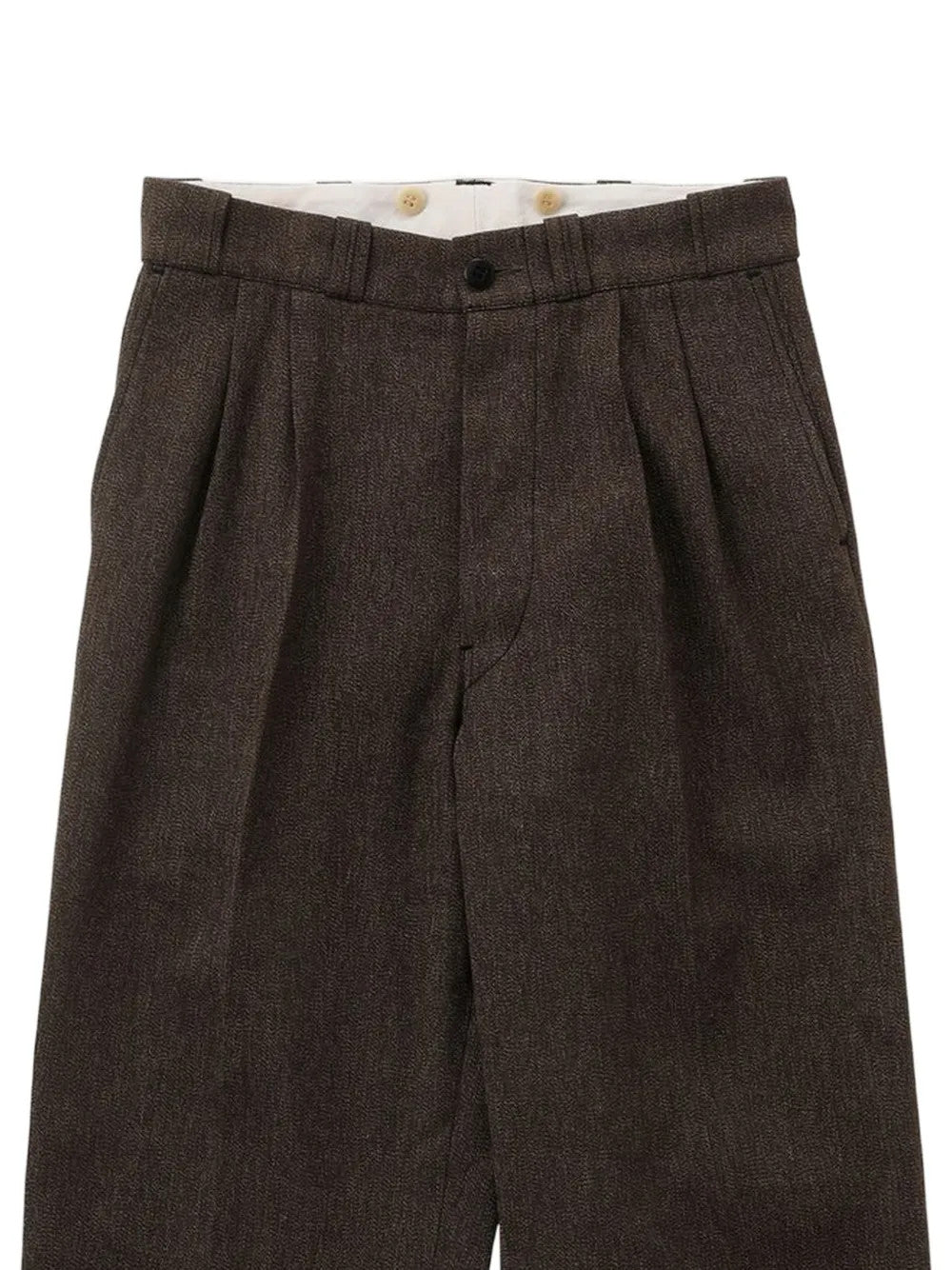Brown pants, front view