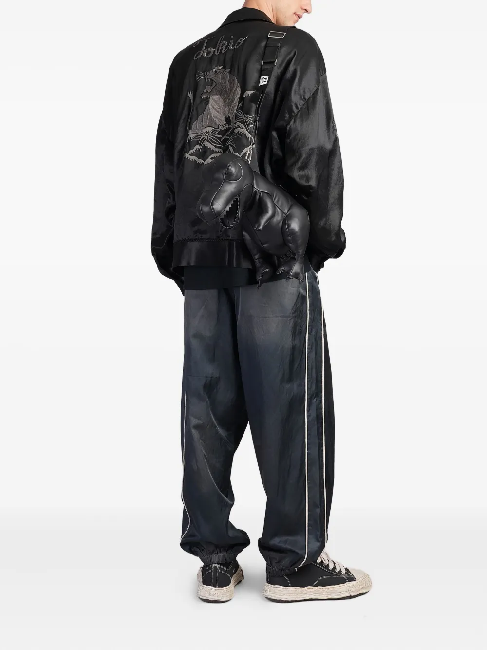 Black jacket, full body view