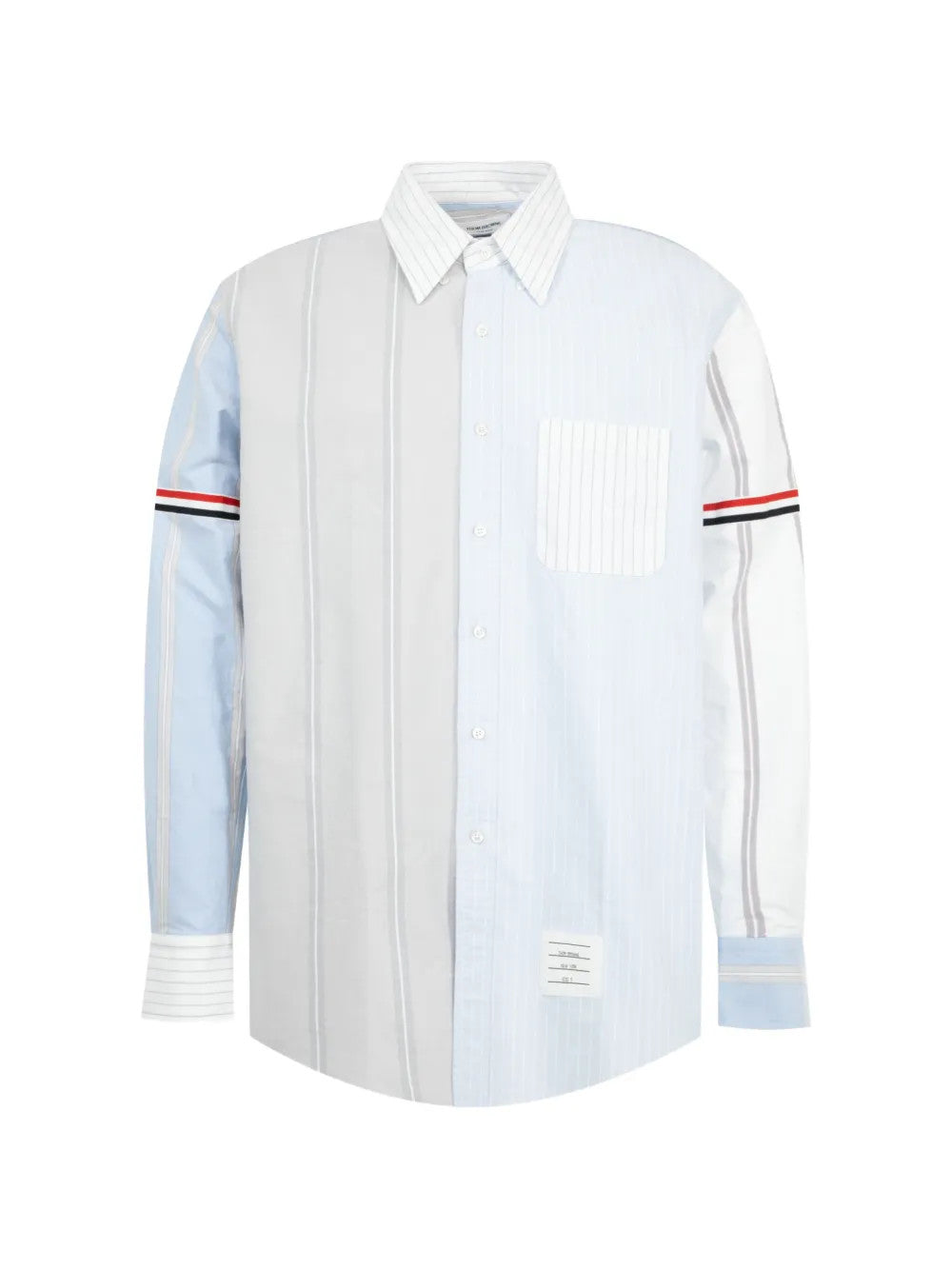 Blue shirt, front view
