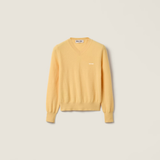 Yellow knitwear, front view