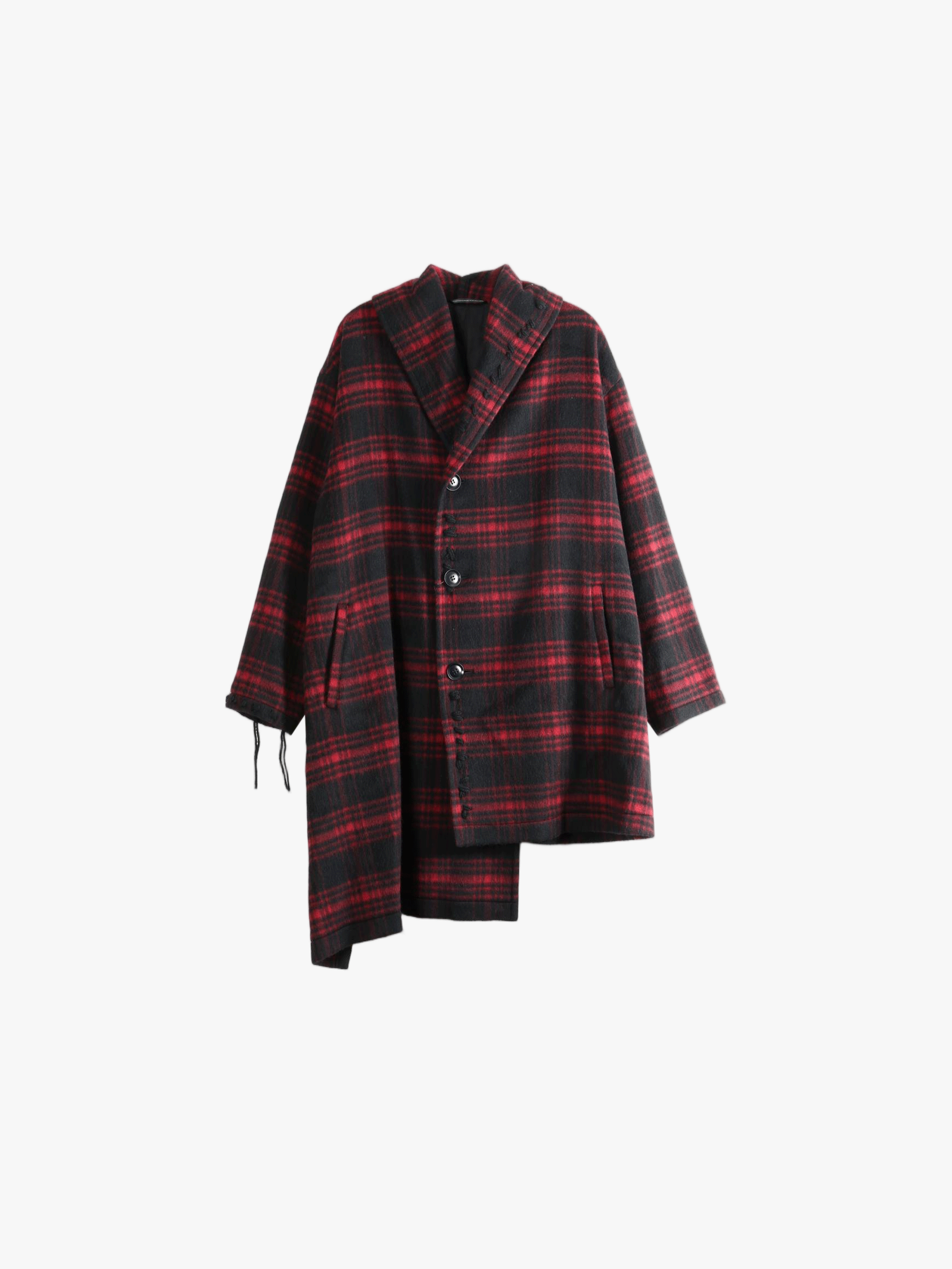 Red jacket, front view
