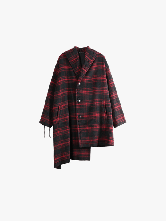 Red jacket, front view