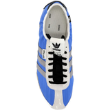 Blue shoes, front view