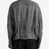 Grey jacket, front view