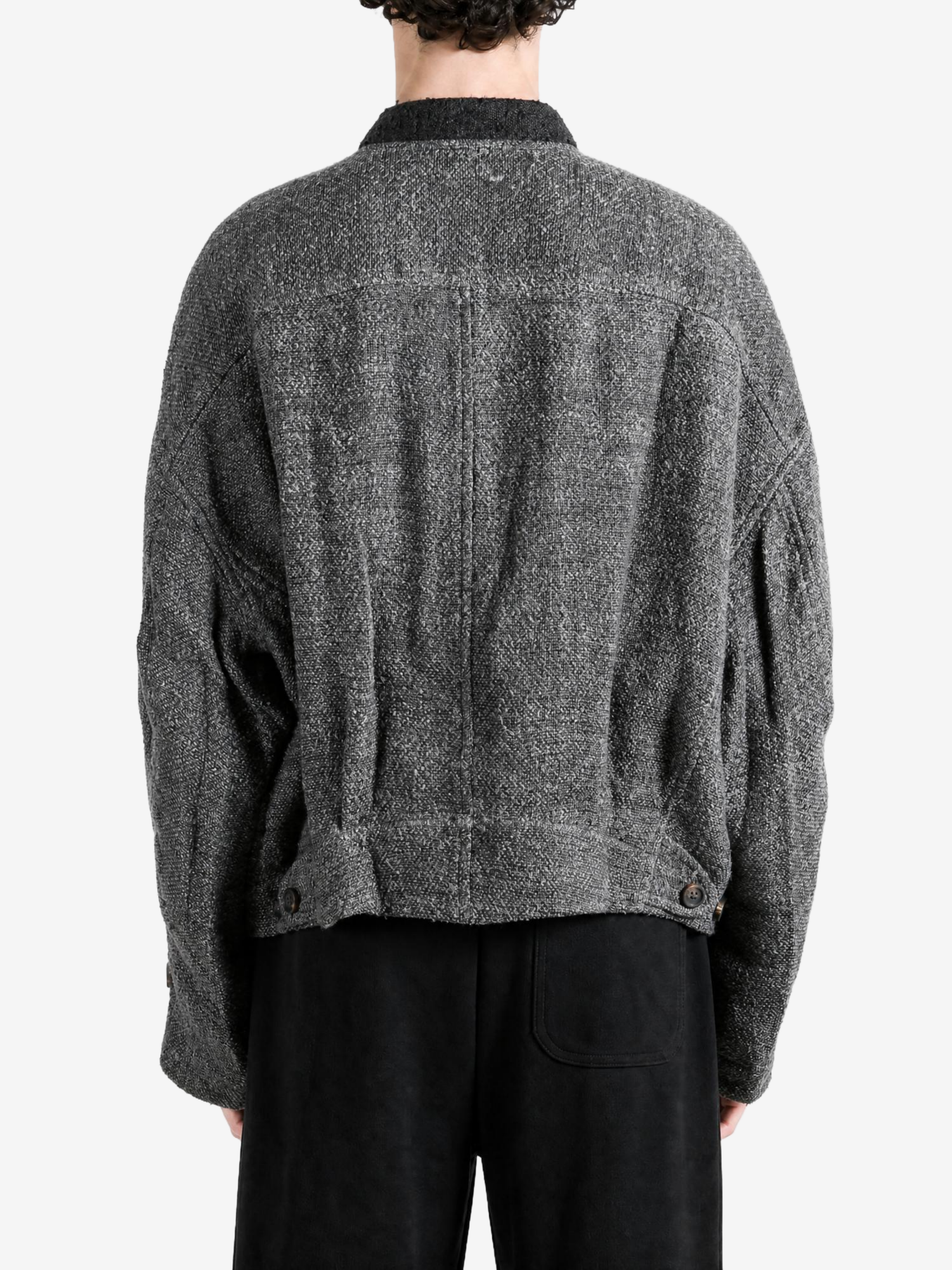 Grey jacket, front view