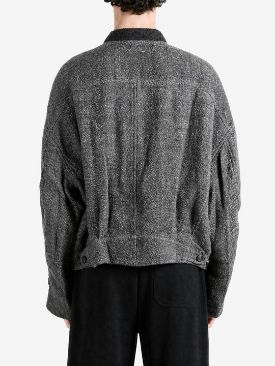 Grey jacket, front view
