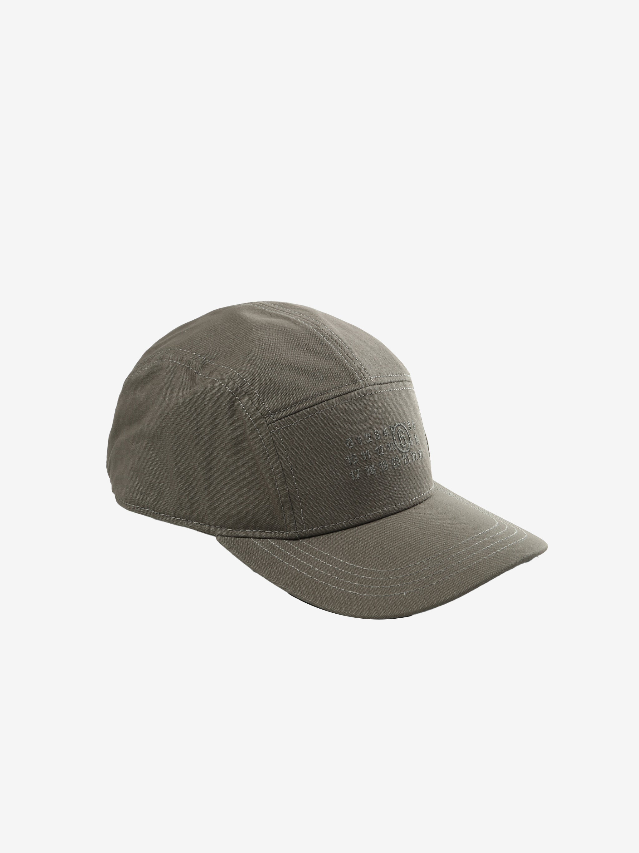 Grey hat,side view