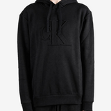 Black hoodie, full body view