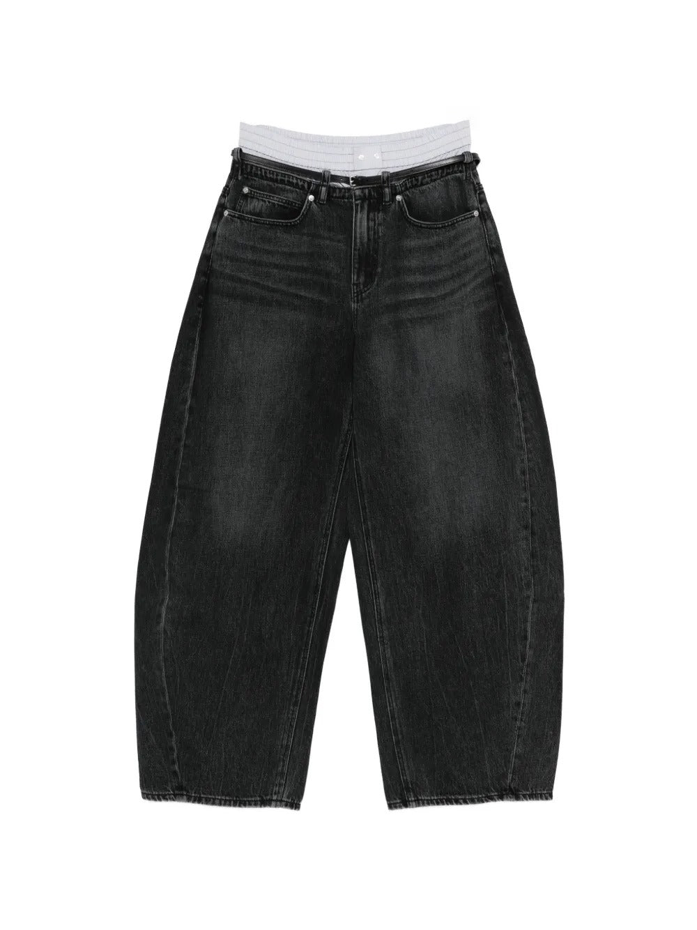 Grey jeans, front view