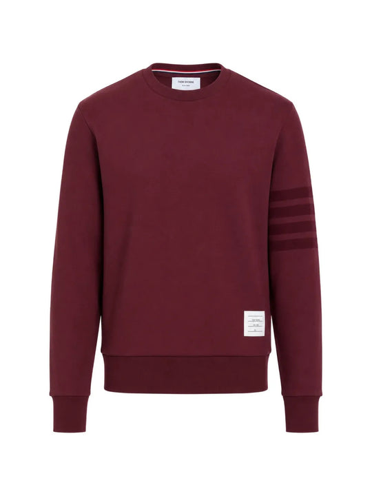 Burgundy knitwear, front view