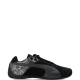 black sneakers,front view