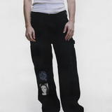 Black pants, full body view