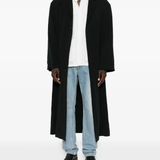 Black coat,full body view