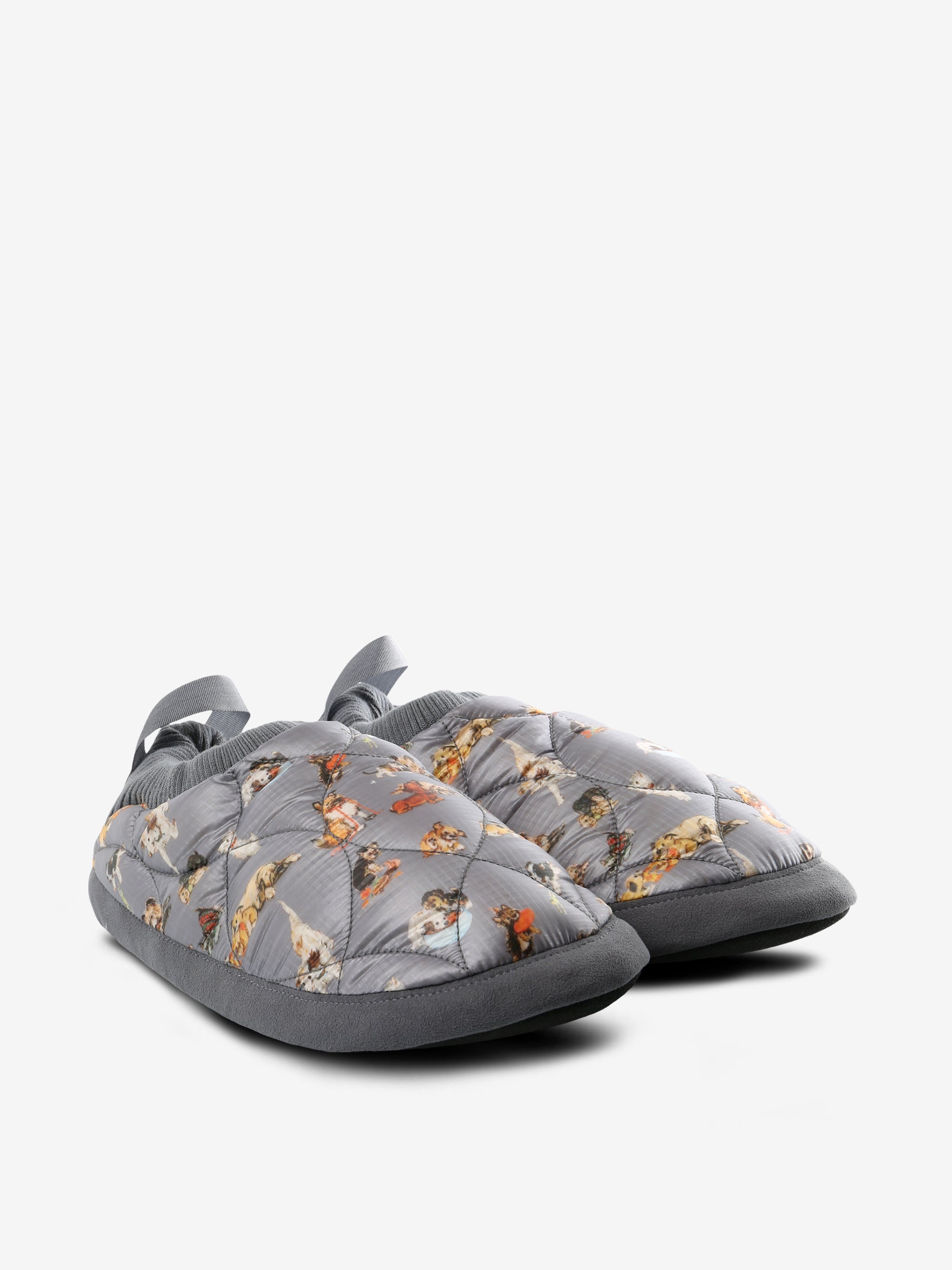 Grey shoes, side view