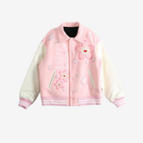 Pink jacket, front view