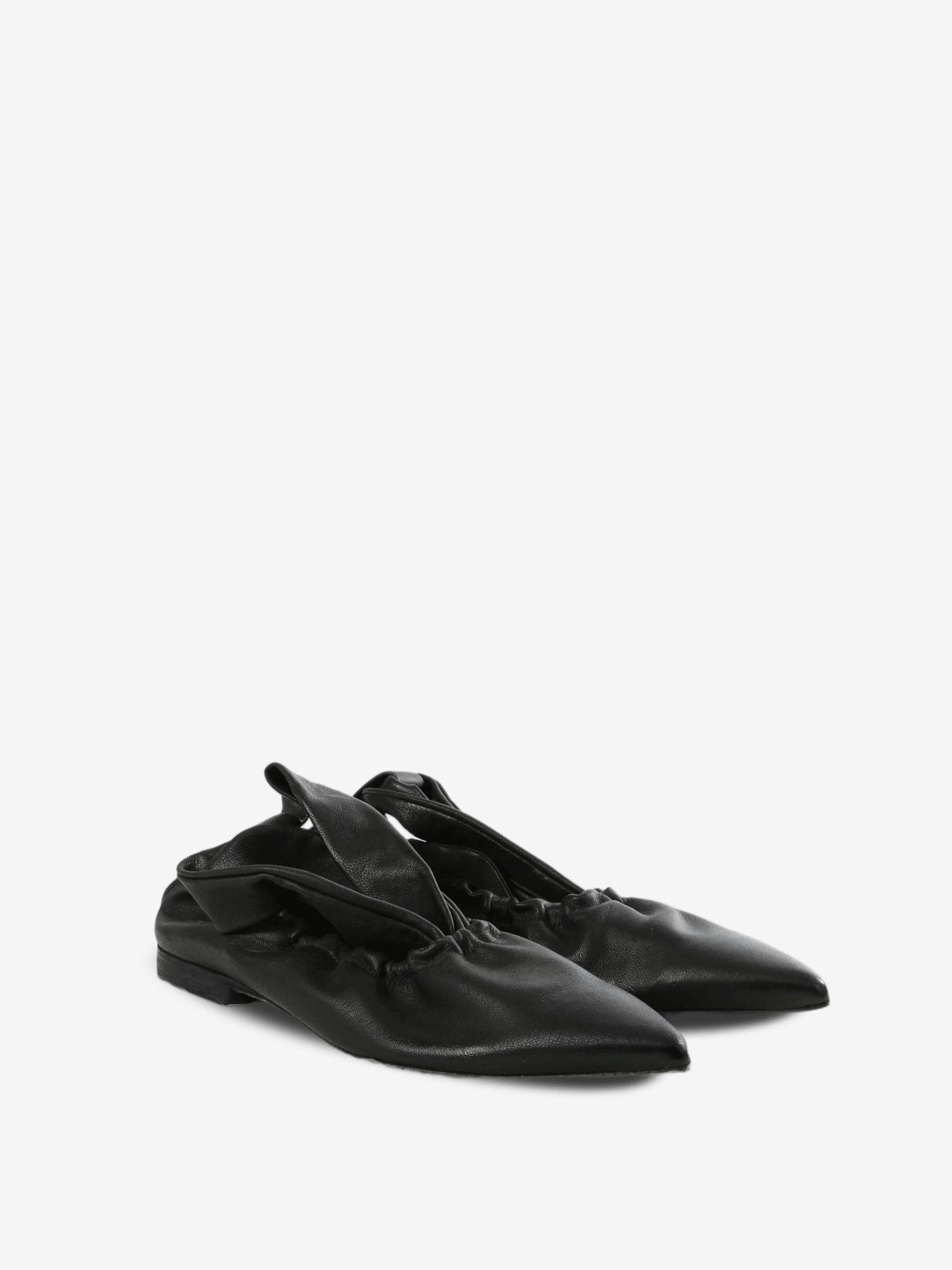 Black sneakers, side view