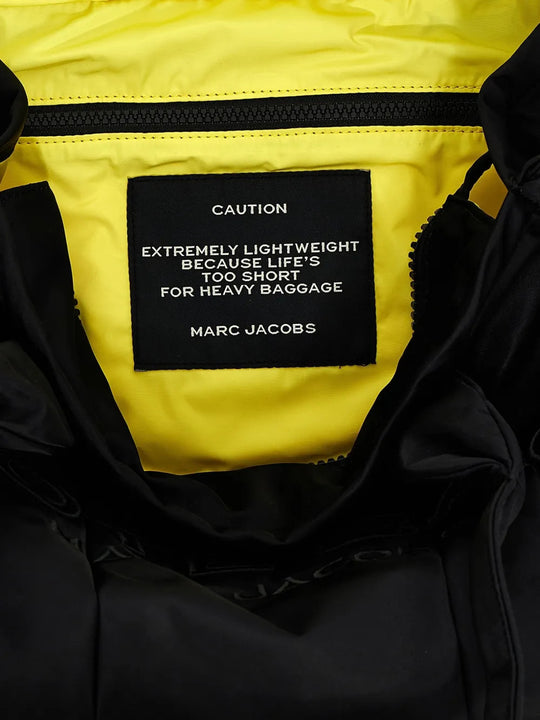 Close up of Black bag, showing detail