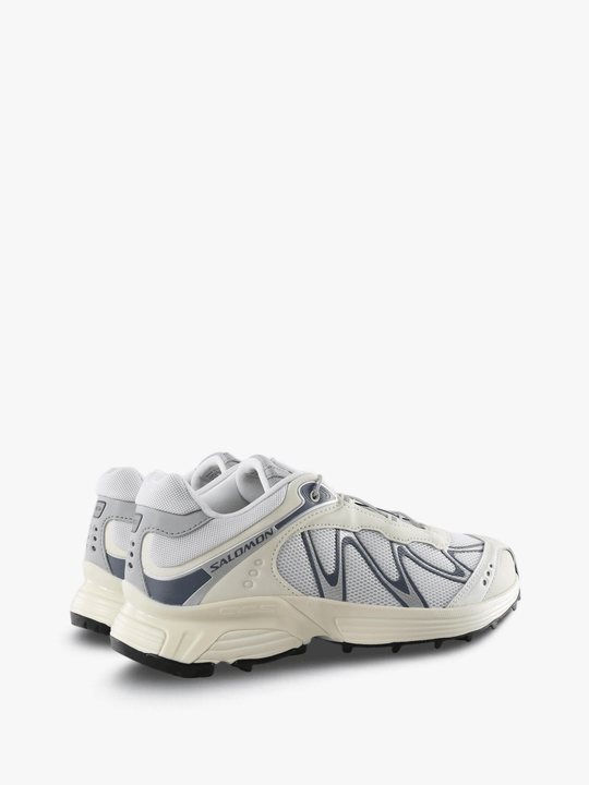 Tan shoes, side view
