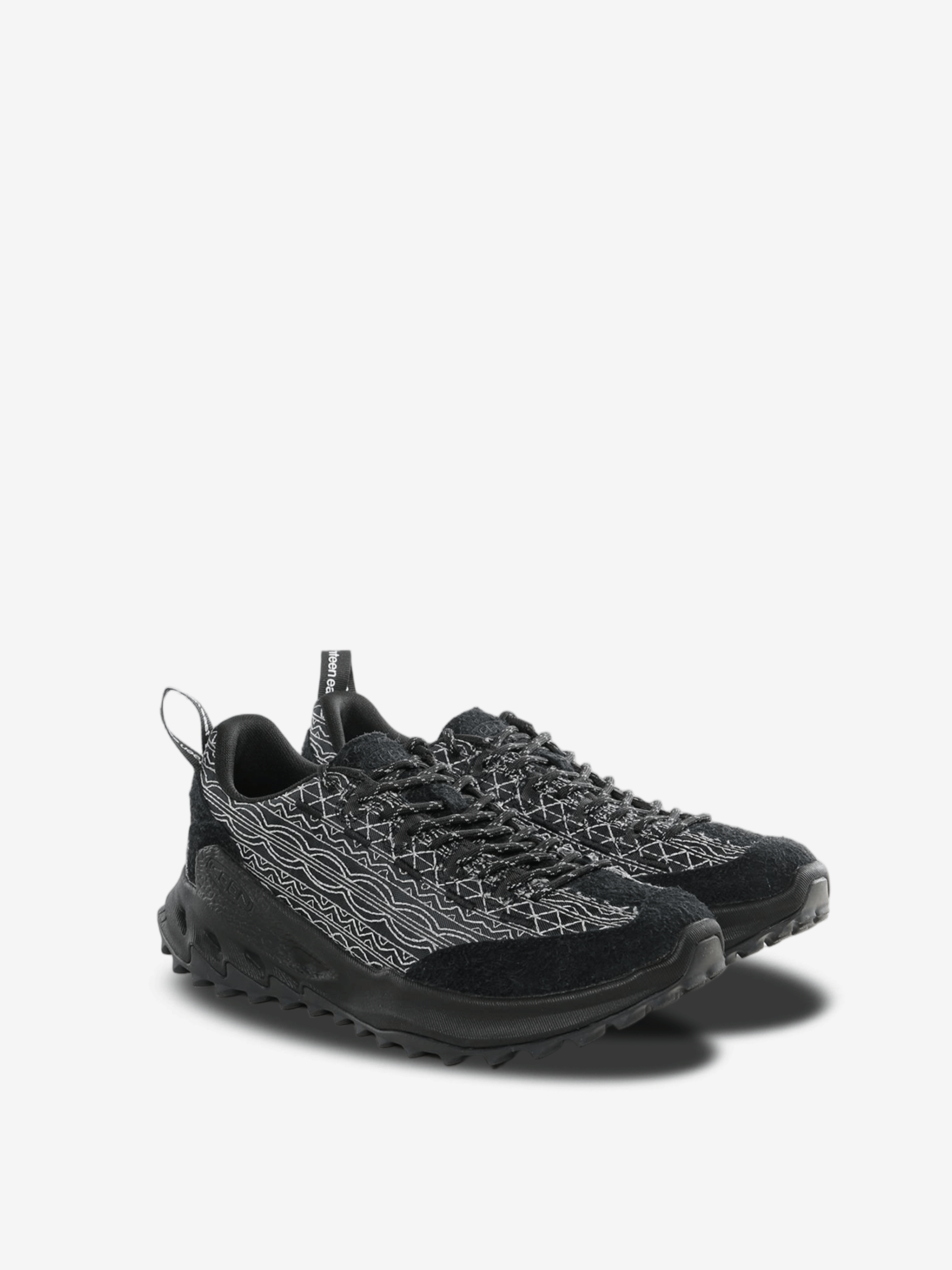Black sneakers, side view