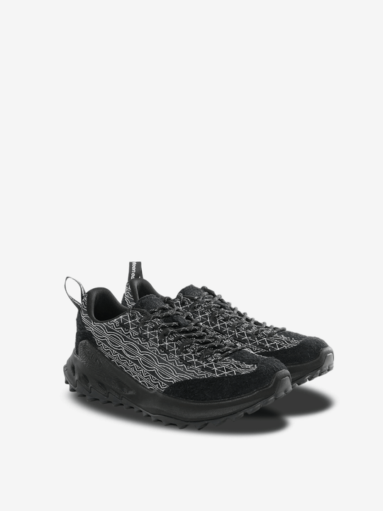 Black sneakers, side view