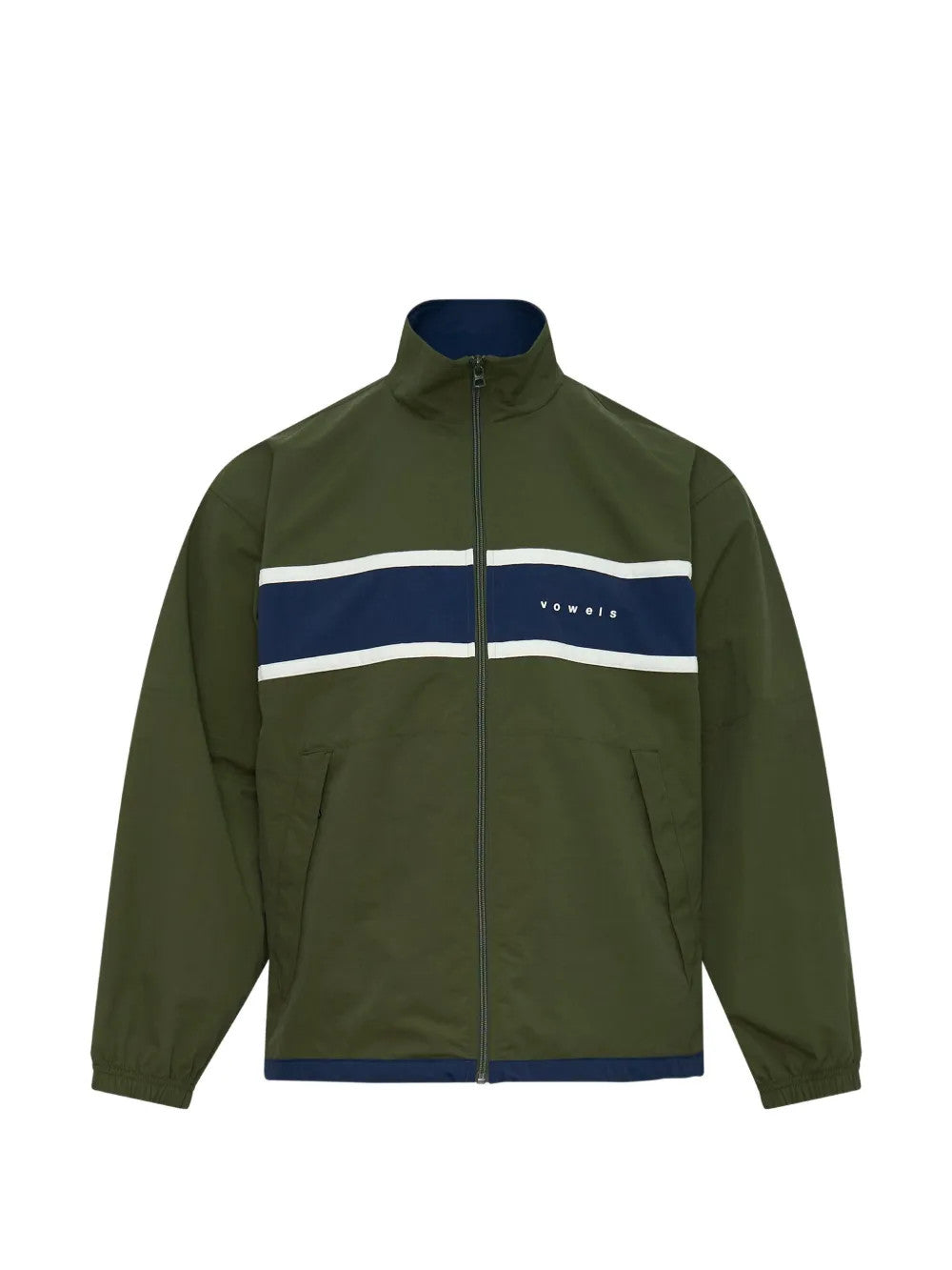 Green jacket, front view