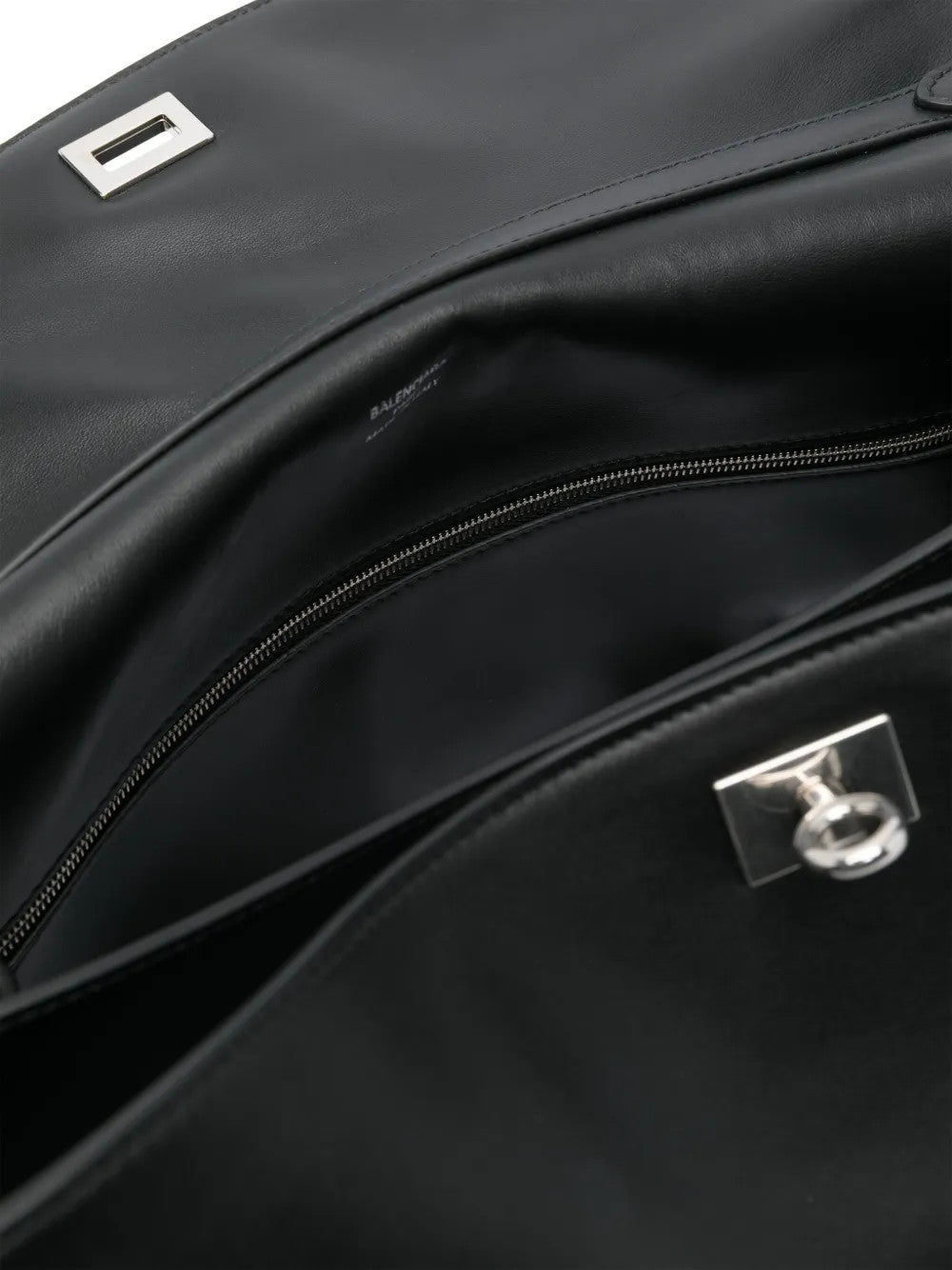 Close up of Black bag, showing detail