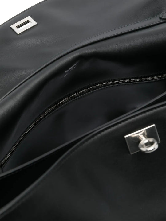Close up of Black bag, showing detail