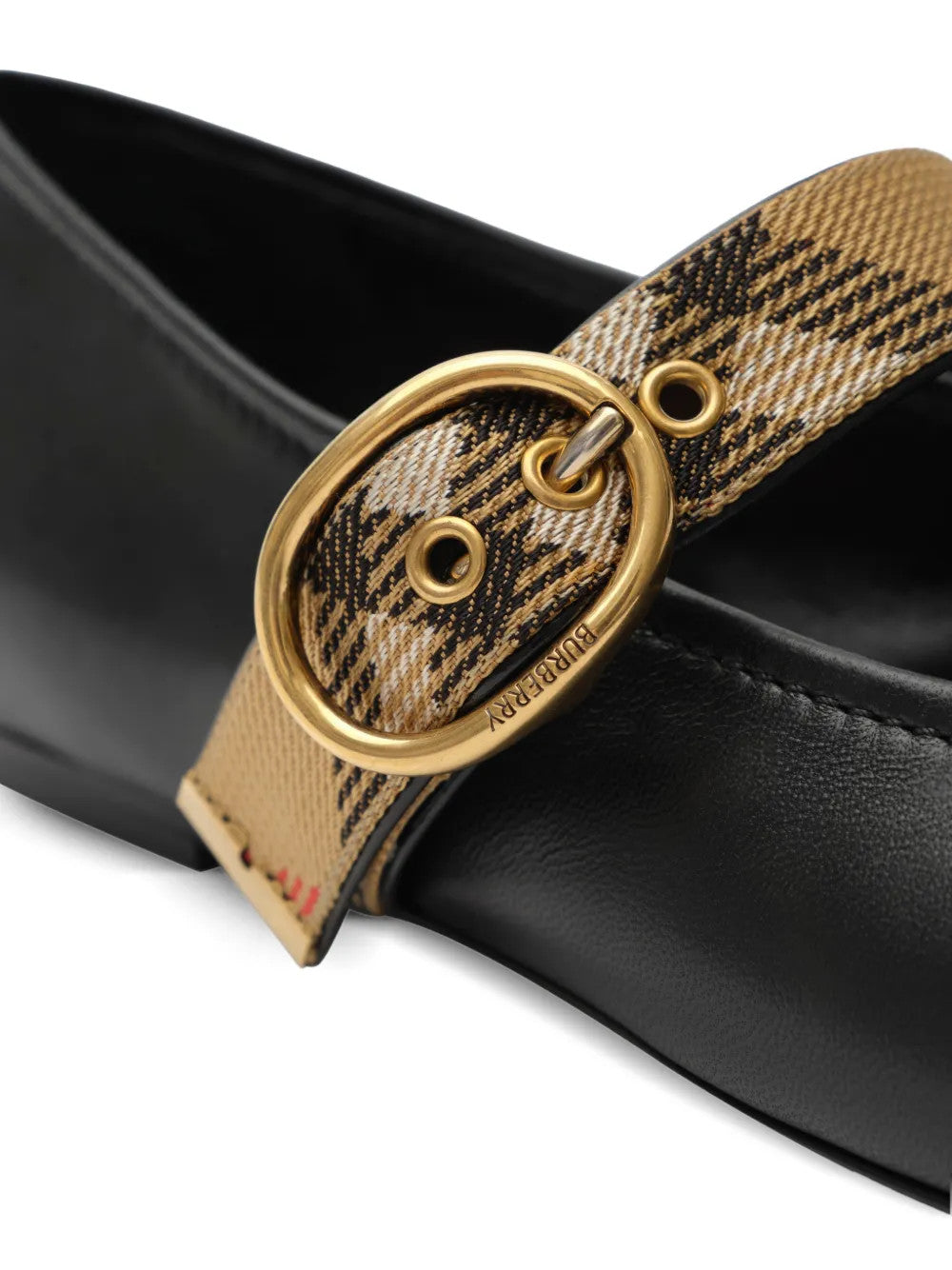 Black flats, front view