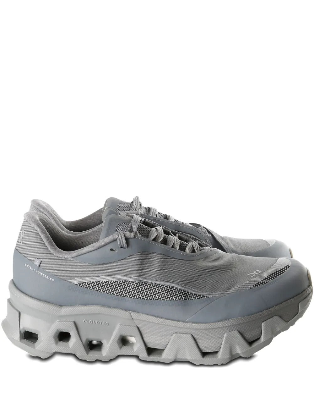 Grey sneaker, front view