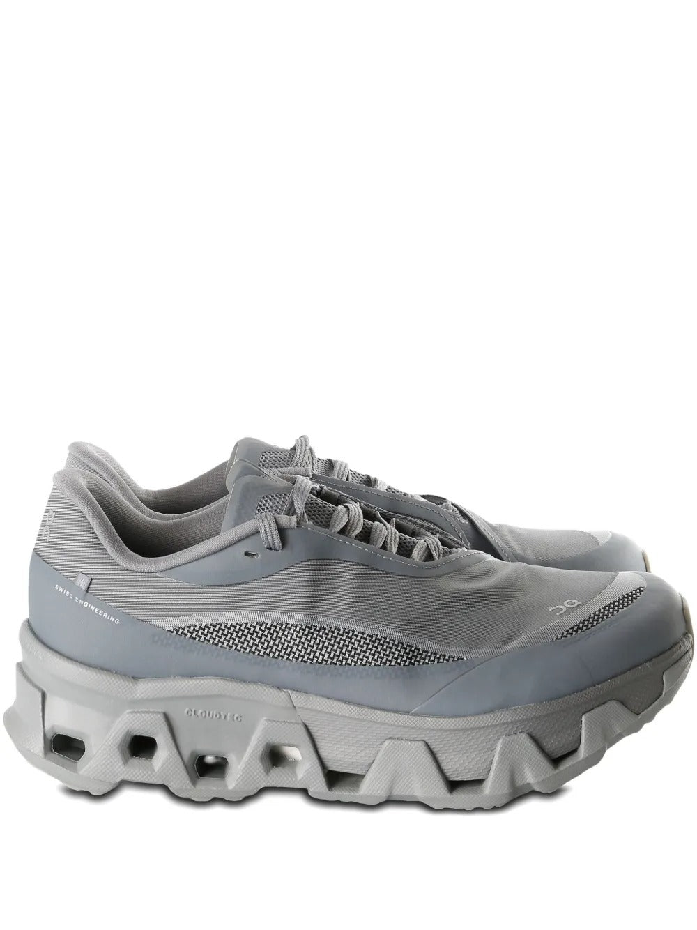 Grey sneaker, front view