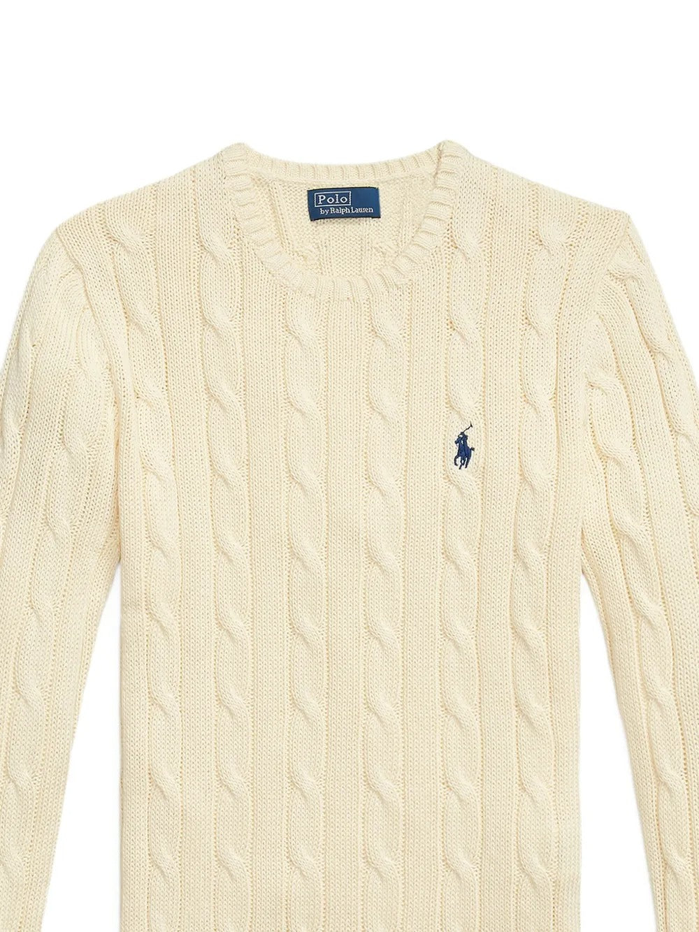 Tan pullover, front view