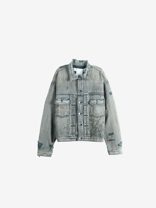 Grey jacket, front view