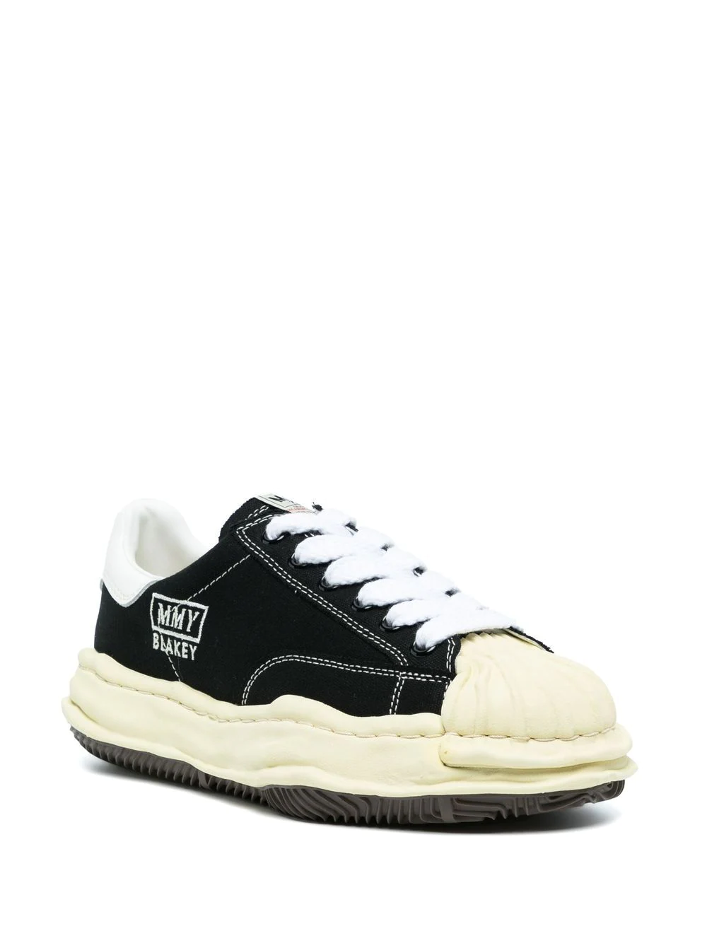 Black sneaker, side view