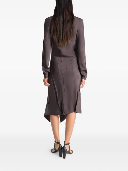 Brown dresses, full body view