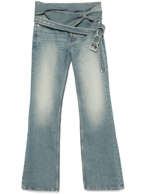 Y/PROJECT - Women Wrap Belt Jeans