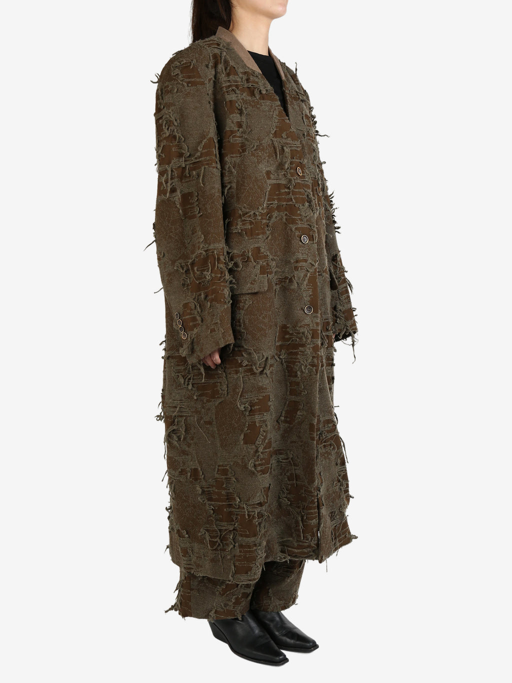 UMA WANG - Women Meghan Crossword Coat