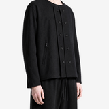 Black jacket, full body view